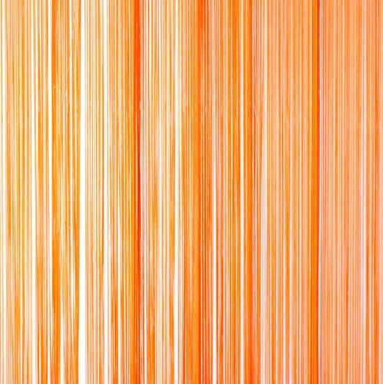 Draadjesgordijn Oranje 100x250cm 1 Draadjesgordijn Oranje 100x250cm