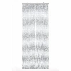 Kralengordijn Charlotte 90x220cm Grijs (79 Strengen) -Vliegengordijnkopen Winkel 1946728251