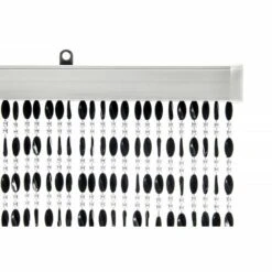 Kralengordijn Charlotte 90x220cm Zwart (79 Strengen) 4 Kralengordijn Charlotte 90x220cm Zwart (79 Strengen) -Vliegengordijnkopen Winkel 1946728266 2