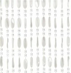 Kralengordijn Charlotte 100x240cm Wit (88 Strengen)