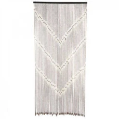 Kralengordijn Hout 90x200cm (52 Strengen: ) -Vliegengordijnkopen Winkel 1950442323