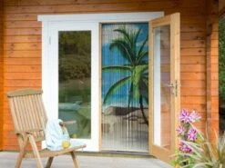 Bamboe Deurgordijn Tropical Paradise 90x200cm -Vliegengordijnkopen Winkel 1971377703