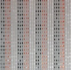 Kralengordijn Zwart/wit/oranje 90x200cm