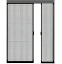 Plisséhordeur DUO Voor Schuifpui Of Openslaande Tuindeuren (Op Maat)
