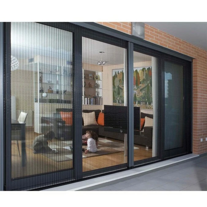 Plisséhordeur DUO Voor Schuifpui Of Openslaande Tuindeuren (Op Maat) 4 Plisséhordeur DUO Voor Schuifpui Of Openslaande Tuindeuren (Op Maat) - Afbeelding 4