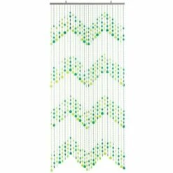Kralengordijn Druppel Groen 90x200cm 6 Kralengordijn Druppel Groen 90x200cm -Vliegengordijnkopen Winkel 1974174390 2
