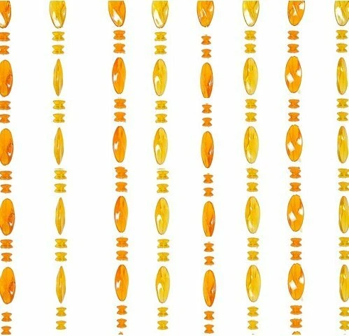 Kralengordijn Parels Honing 90x200cm (30 Strengen) 1 Kralengordijn Parels Honing 90x200cm (30 Strengen)