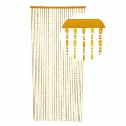 Kralengordijn Parels Honing 90x200cm (30 Strengen) -Vliegengordijnkopen Winkel 1974174558 1