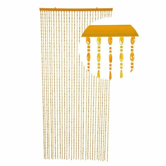 Kralengordijn Parels Honing 90x200cm (30 Strengen) 4 Kralengordijn Parels Honing 90x200cm (30 Strengen) - Afbeelding 4