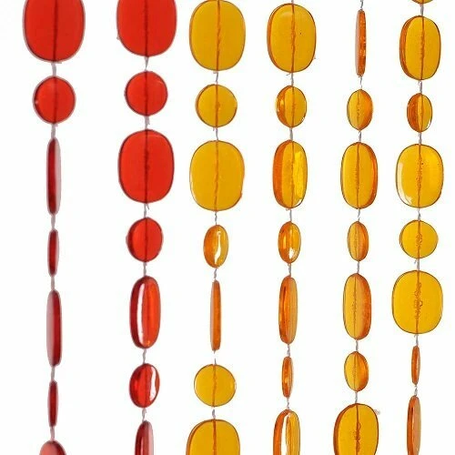 Kralengordijn Pailletten Gekleurd 90x200cm (49 Strengen) 3 Kralengordijn Pailletten Gekleurd 90x200cm (49 Strengen) - Afbeelding 3