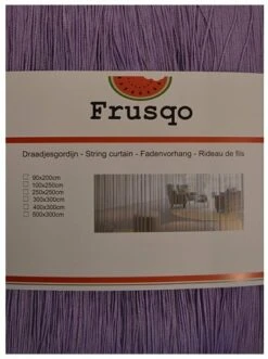 Draadjesgordijn Lavendel 90x200cm -Vliegengordijnkopen Winkel 1975576032