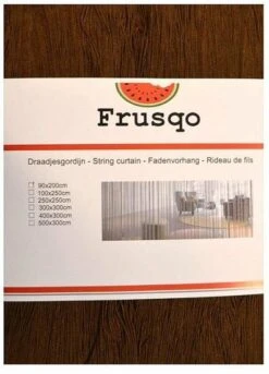 Draadjesgordijn Bruin 90x200cm 3 Draadjesgordijn Bruin 90x200cm -Vliegengordijnkopen Winkel 1975577724 1