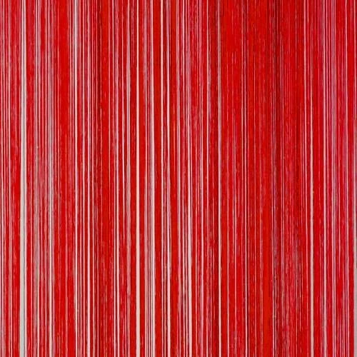 Draadjesgordijn Rood 100x250cm 1 Draadjesgordijn Rood 100x250cm
