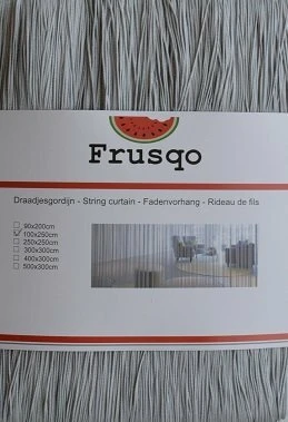 Draadjesgordijn Lichtgrijs 500x300cm 2 Draadjesgordijn Lichtgrijs 500x300cm - Afbeelding 2