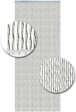 Vliegengordijn Luxe Milano Zwart 100x240cm 3 Vliegengordijn Luxe Milano Zwart 100x240cm -Vliegengordijnkopen Winkel 1979361621 1