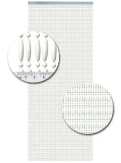 Vliegengordijn Kralen Op Maat: Recht Wit -Vliegengordijnkopen Winkel 1979361693 1