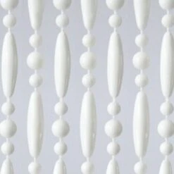 Vliegengordijn Kralen Op Maat: Verspringen Wit