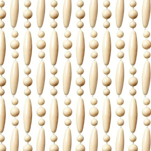 Vliegengordijn Kralen Op Maat: Verspringen Creme -Vliegengordijnkopen Winkel 1979361717 4