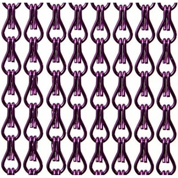 Aluminium Ketting Vliegengordijn Op Maat: Paars Glans 1 Aluminium Ketting Vliegengordijn Op Maat: Paars Glans