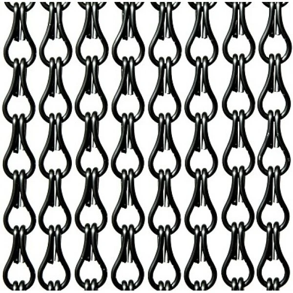 Aluminium Ketting Vliegengordijn Op Maat: Antraciet Glans 1 Aluminium Ketting Vliegengordijn Op Maat: Antraciet Glans