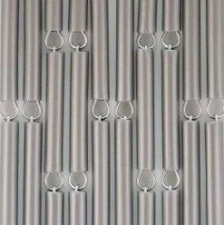 Vliegengordijn Op Maat: Hulzen Verspringen Zilver (bouwpakket)