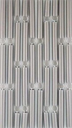 Vliegengordijn Op Maat: Hulzen Verspringen Zilver (bouwpakket) -Vliegengordijnkopen Winkel 1979361870