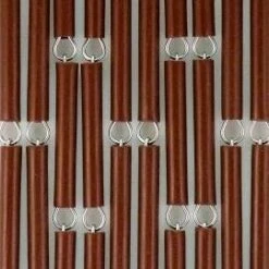 Vliegengordijn Op Maat: Hulzen Verspringen Bruin (bouwpakket)