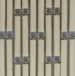 Vliegengordijn Op Maat: Hulzen Verspringen Creme (bouwpakket)