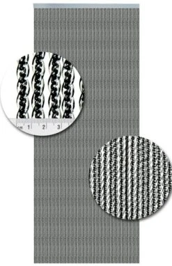 Vliegengordijn Op Maat: Luxe Venetië Zwart -Vliegengordijnkopen Winkel 1979362008