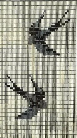 Vliegengordijn Op Maat: Vogels Creme (bouwpakket)