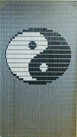 Vliegengordijn Op Maat: Yin Yang (bouwpakket) 1 Vliegengordijn Op Maat: Yin Yang (bouwpakket)