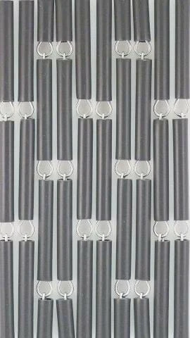 Vliegengordijn Op Maat: Hulzen Verspringen Antraciet (bouwpakket) 2 Vliegengordijn Op Maat: Hulzen Verspringen Antraciet (bouwpakket) - Afbeelding 2