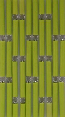 Vliegengordijn Op Maat: Hulzen Appelgroen Verspringen (bouwpakket) 2 Vliegengordijn Op Maat: Hulzen Appelgroen Verspringen (bouwpakket) - Afbeelding 2