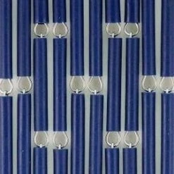 Vliegengordijn Op Maat: Hulzen Verspringen Donkerblauw (bouwpakket)