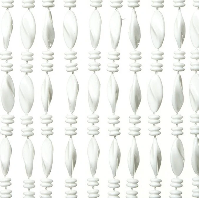 Vliegengordijn Kralen Op Maat: Chios Wit 1 Vliegengordijn Kralen Op Maat: Chios Wit