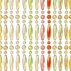 Vliegengordijn Kralen Op Maat: Recht Kleurenmix