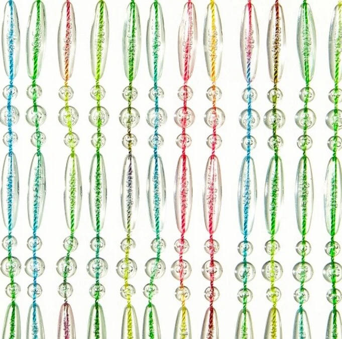 Vliegengordijn Kralen Op Maat: Recht Multi Kleuren 1 Vliegengordijn Kralen Op Maat: Recht Multi Kleuren