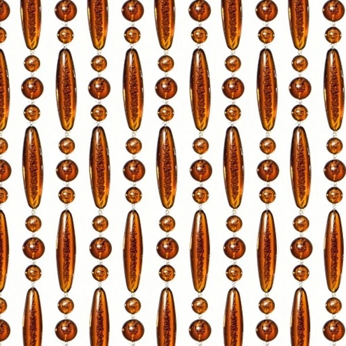 Vliegengordijn Kralen Op Maat: Verspringen Bruin 1 Vliegengordijn Kralen Op Maat: Verspringen Bruin