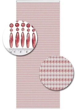 Vliegengordijn Kralen Op Maat: Recht Roze Transparant -Vliegengordijnkopen Winkel 1979362467 2