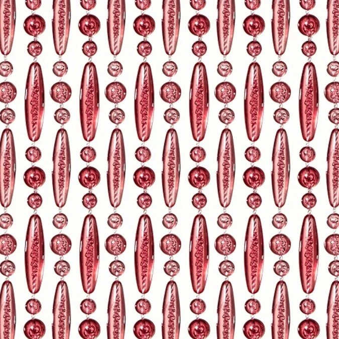 Vliegengordijn Kralen Op Maat: Verspringen Roze Transparant 1 Vliegengordijn Kralen Op Maat: Verspringen Roze Transparant