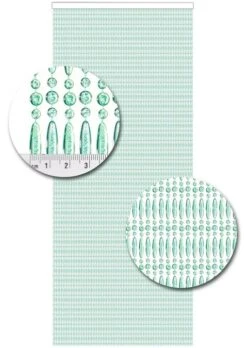 Vliegengordijn Kralen Op Maat: Recht Turquoise -Vliegengordijnkopen Winkel 1979362509 1