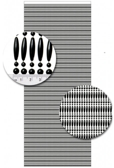 Vliegengordijn Kralen Op Maat: Recht Zwart 2 Vliegengordijn Kralen Op Maat: Recht Zwart - Afbeelding 2