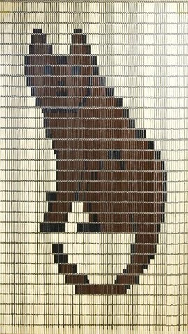 Vliegengordijn Op Maat: Kat (bouwpakket) 1 Vliegengordijn Op Maat: Kat (bouwpakket)