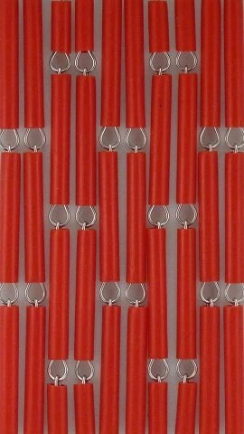 Vliegengordijn Op Maat: Hulzen Rood Verspringen (bouwpakket) 2 Vliegengordijn Op Maat: Hulzen Rood Verspringen (bouwpakket) - Afbeelding 2