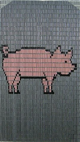 Vliegengordijn Op Maat: Varken (bouwpakket) 1 Vliegengordijn Op Maat: Varken (bouwpakket)