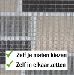 Vliegengordijn Op Maat: Combi Blok Licht (bouwpakket)