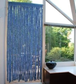 Vliegengordijn Kattenstaart Sweety Blauw (max 90x200cm) -Vliegengordijnkopen Winkel 1979362680