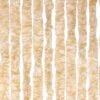 XL Vliegengordijn Kattenstaart 120x240cm (beige/wit)