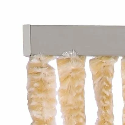 XL Vliegengordijn Kattenstaart 120x240cm (beige/wit) 2 XL Vliegengordijn Kattenstaart 120x240cm (beige/wit) - Afbeelding 2