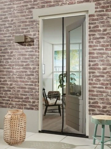 Vliegengordijn Magneethor Bruynzeel S500 95x235cm (inkortbaar) 1 Vliegengordijn Magneethor Bruynzeel S500 95x235cm (inkortbaar)